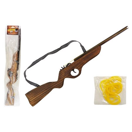DIAMOND VISIONS Wood Toys Rubber Band Rifle Wood TM-2586